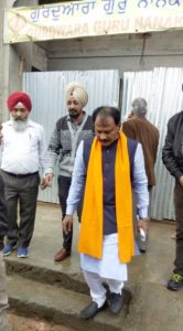 Jagadish Hiremani visits Harijan Colony, Shillong