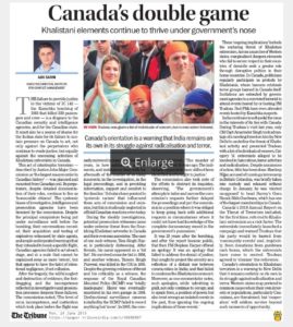 Canada's Double Game in The Tribune