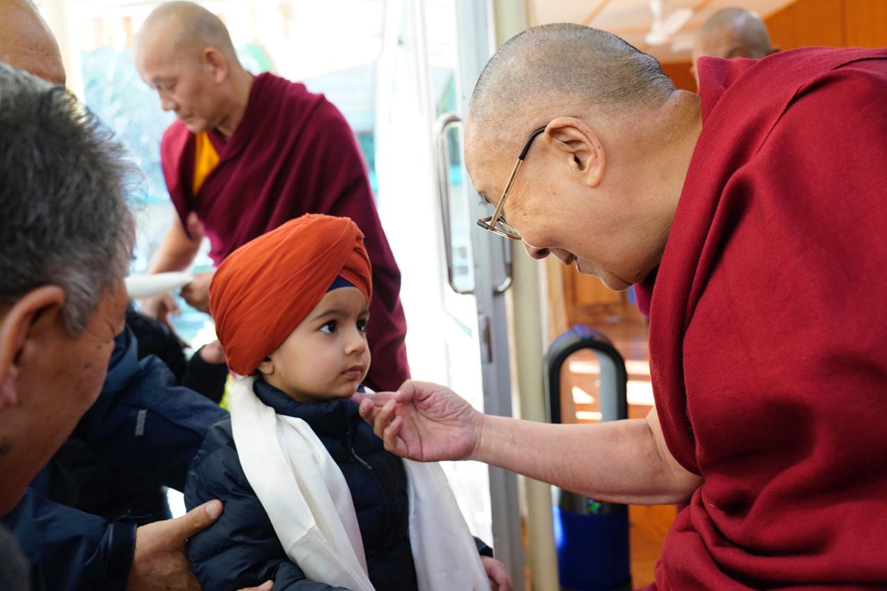 Harjinder Singh Kukreja with the Dalai Lama