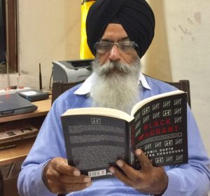 Kanwar Pal Singh reading Black Warrant