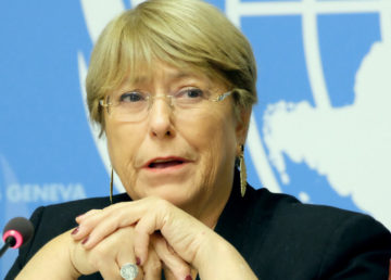 Michelle Bachelet UNHRC Chairperson