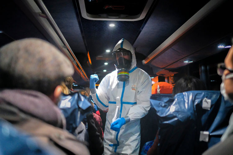 China Outbreak Leaving Wuhan