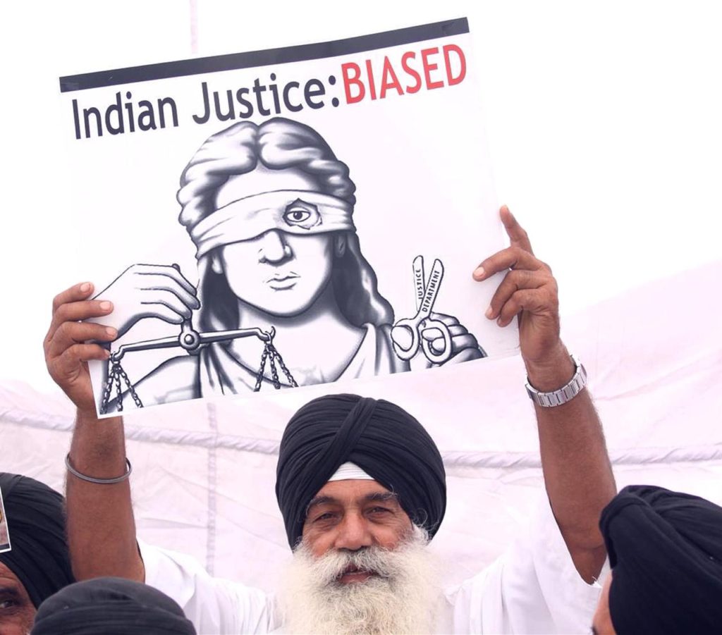 Protesting Indian Justice