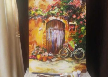 Closed Doors painting by Gurleen Kaur