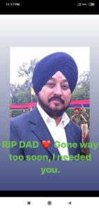 ACP Surinderjit Kaur son remembering his father