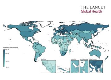 The Lancet Global spread map