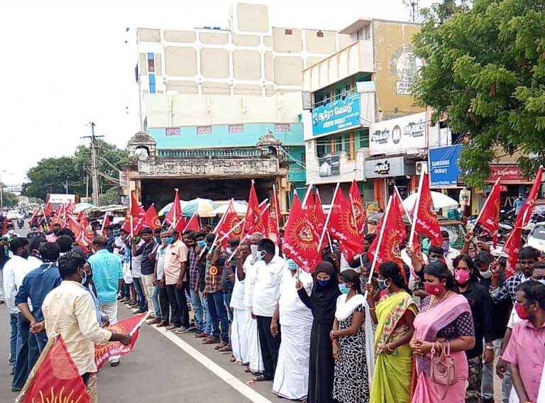 NTK protest Sivagangai