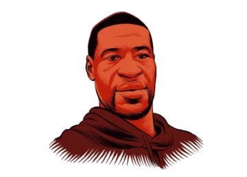 George Floyd portrait by Andrez Guzman Courtesy thecurrent.org