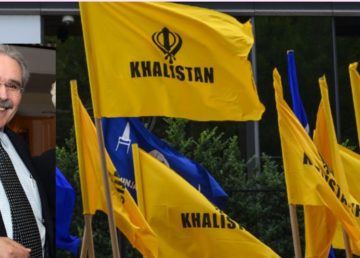 Terry Milewski and Khalistan Flags