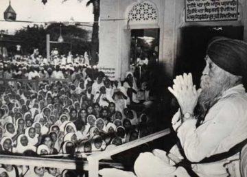 Master Tara Singh addressing an Akali Dal meet
