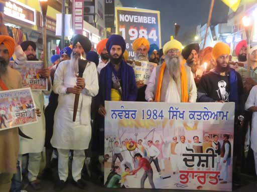 Dal Khalsa protest in Amritsar