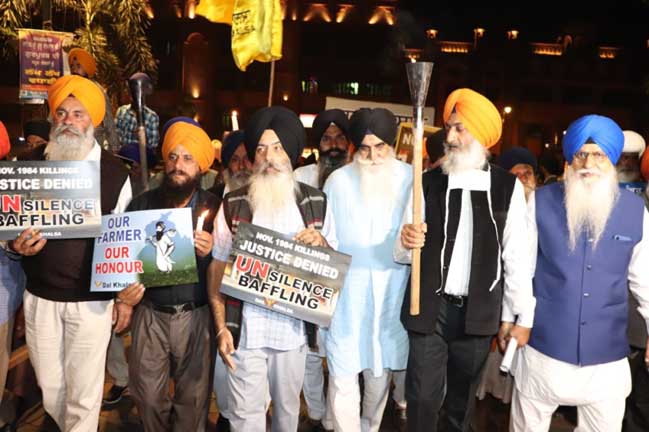Dal Khalsa protest in Amritsar