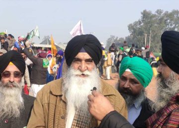 Harpal Singh Cheema at Kissan Morcha