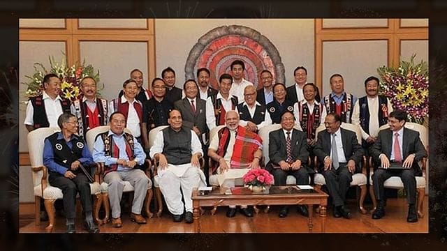 Signing ceremony of Nagaland Framework Agreement 2019