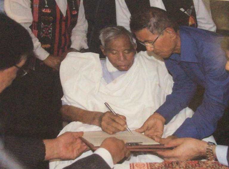 Signing ceremony of Nagaland Framework Agreement 2019