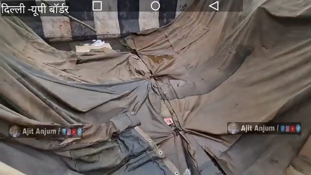 Rain Gods are crying at Farmers' Morcha 3 by Ajit Anjum