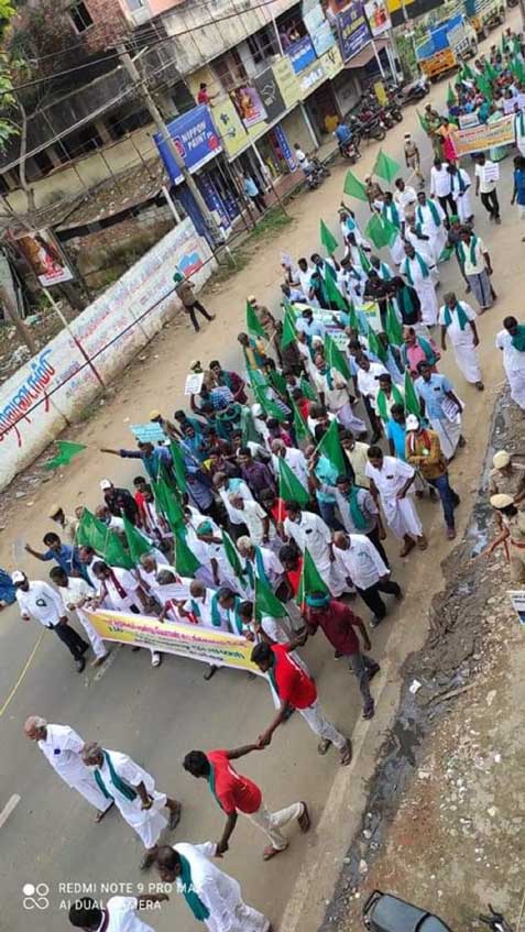 Rally to press for repeal of farm laws 4