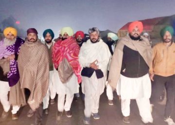 Simarjit Singh Bains at Kissan Morcha