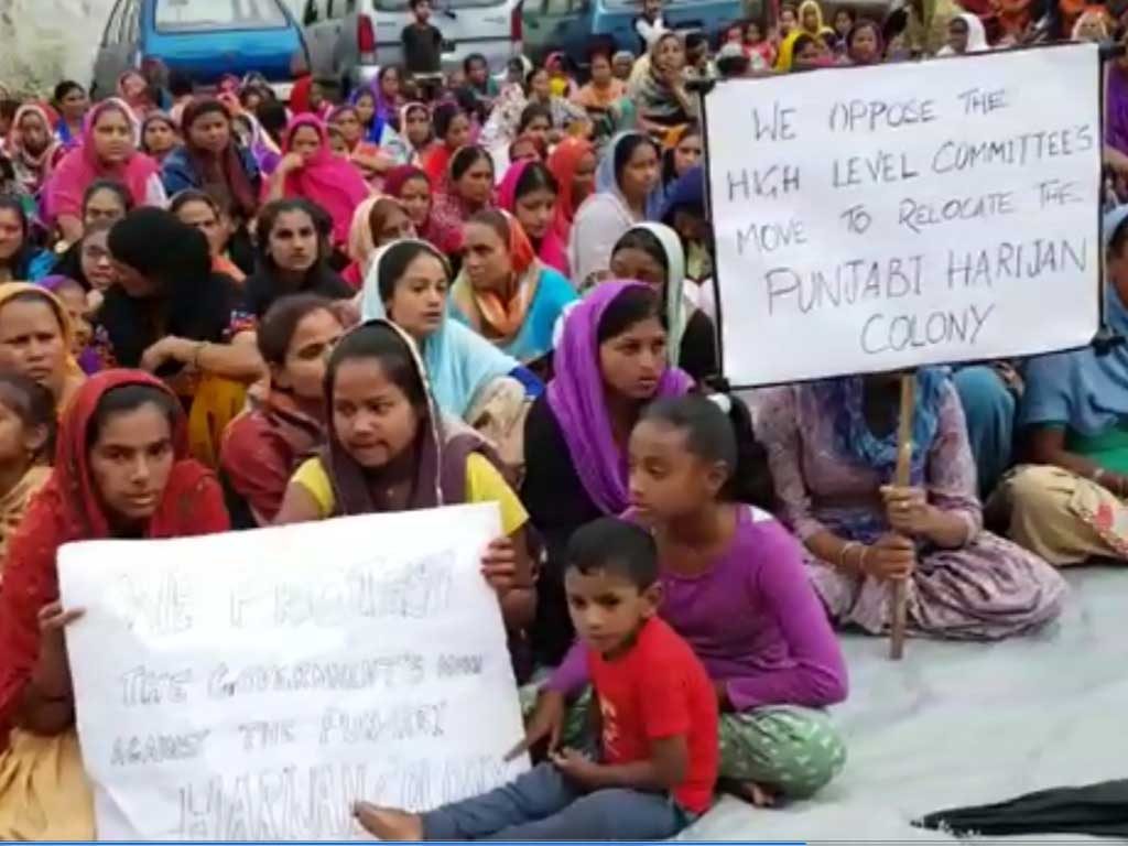 Shillong Sikhs protesting eviction threat