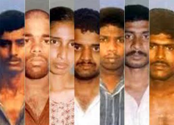 7 Tamil Prisoners -Collage by WSN