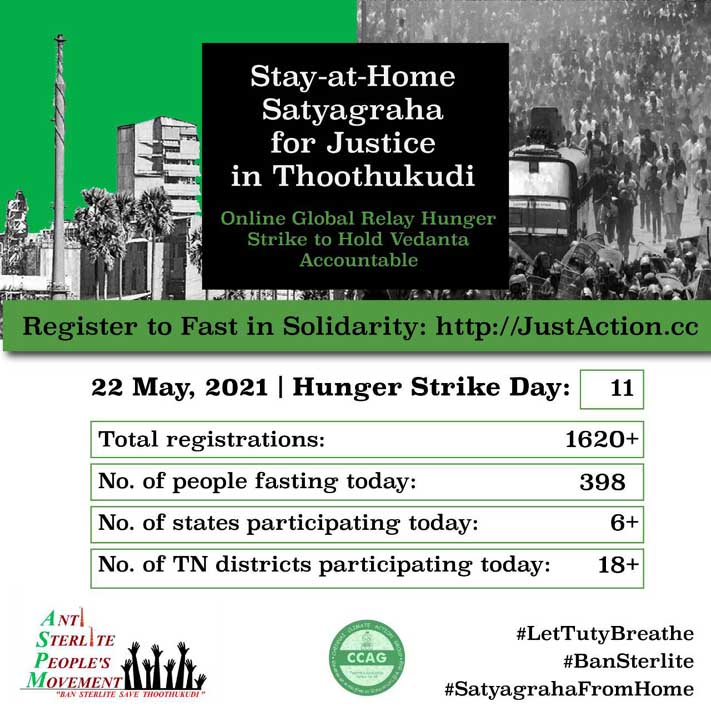 Protests against Supreme Court order reopening Sterlite