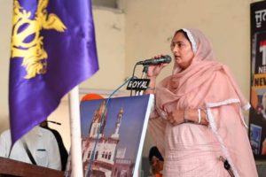 Satwant Kaur, daughter of Bhai Amrik Singh