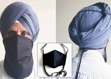 Facemasks for Sikh men