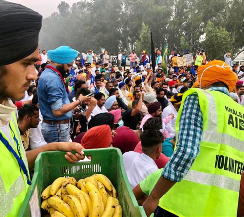 Khasa Aid at farmers morcha