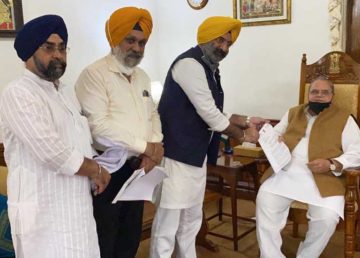 Sirsa meets Meghalaya Governor