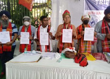 Ruing the fact that nothing has happened since 2014 when the Tripura People’s Front has started petitioning Indian and Tripura authorities, this socio-political movement submitted a memorandum to the President of India -Ram Nath Kovind, demanding President’s rule in Tripura ahead of the assembly elections scheduled 18 months from now. Speaking to her people in their mother tongue -Kokborok, which is now second-language in their own homeland, TPF leader Patal Kanya Jamatia said, “We are a proud indigenous Twiprasa Borok people, who were living with their distinct identity in a natural ecosystem with a holistic lifestyle in harmony and peace for centuries are now struggling for survival as the demographics of their homeland has been seriously hampered with illegal Bangladeshi infiltration. In 1947 we were 93 per cent of the total population and now are a mere 19 per cent.” Speaking exclusively to The World Sikh News, Patal Kanya said, “Our main worry today is that the situation is steadily leading to restlessness amongst the indigenous population and is likely to degenerate into strife between the two sections of society in the state of Tripura.” Talking about a solution to the impasse, she told WSN that, “Immediate intervention of the Union government to stop illegal participation of all outsiders in all Tripura Elections and initiation of concrete and time-bound steps to set up an effective mechanism for detecting and deporting lakhs of migrants living illegally in Tripura will the beginning of the confidence-building process. Nothing short of that will suffice for our people.” “As democracy is all about numbers, our very democratic functioning is in peril. Out of the 60 Assembly constituencies, 40 constituencies are for illegal immigrants and only 20 constituencies for the Scheduled Tribes reservation. Even in the 20 reserved seats, only in 8 seats, the indigenous population are more than the outsiders,” said Ms Patal Kanya Jamatia. Appealing to civil society across the country, Patal Kanya affirmed that “for free and fair elections, Tripura People's Front demands that the electoral rolls of Tripura for all elections from the local bodies to the Assembly constituencies must be revised through NRC implementation and removal of illegal Bangladeshi immigrants. Political analyst, commentator and civil rights activist Dr Kumar Sanjay Singh of Delhi University expressed solidarity with the indigenous people of Tripura and underlined the need for better and effective coordination and cooperation amongst the regional and linguistic movements of the North East. Speaking to WSN, Kumar Sanjay Singh said, “Demographic imbalance can totally destroy the culture of any indigenous people and their holistic ecology. The Borok people are at the receiving end today and deserve the support of civil society and other struggling nationalities.” The memorandum to the President of India by the TPF points out that, “To this day, there is unabated infiltration from across the Tripura-Bangladesh border. For sinister demographic reasons and to suppress the rights of the indigenous peoples of Tripura, the Union government and the Tripura governments have collided to provide citizenship papers, Aadhar identity cards, Ration cards, Voter cards and all other documentation to enable them to become citizens. The obtaining of the right to vote has serious long-range ramifications to the Tripwasa Borok People’s existence and survival.” During my trip to Tripura two years ago, I learnt that the situation in Tripura is indeed so ironic that first-generation and second-generation foreigners have become Members of the State Assembly, Ministers in Tripura and at the Union level and even the Chief Minister of the state. Ordinary villagers whom I spoke to pointed out the present Chief Minister of the state has Bangladeshi origins. The Bangladeshi immigrants have also joined the police and paramilitary forces, who invariably act to the detriment of the original local population as they do not identify with the local peoples. The roads of Agartala are dotted with Bengali billboards. During my visit to the interiors of the villages, I experienced strong resistance amongst the indigenous peoples and a determination to win back their rights. Activist-editor Parmjeet Singh of Sikh Siyasat, joining the protest with a 5-member delegation from Punjab, emphasized the commitment of the Sikhs to stand with the oppressed and marginalised people endorsed the right of the Twiprasa Borok people to uphold their right to life, culture, language, distinct identity and their motherland. He went to the extent of saying, “No law or constitution of any country can take away these basic rights which is a birthright. I salute the Borok people for their drive and commitment. There cannot be a uniform solution for a diversified sub-continent and solution lies in the devolution of power and rights to the regional people,” he added. Tamil National Movement leader -Maniasaran, joining the protest through Zoom shared with the audience, “We stand with the indigenous people and the Tripura People’s Front. Tamils in the South are also being governed by those who are not native Tamils.” Tamil nationality party -Naam Tamilar Katchi representative Jeeva Dawning, representing the party promised support to the Tripura People’s Front. He promised that Tamils will continue to maintain live liaison with the indigenous people of Tripura and support them. “We have also to bear in mind that there are brothers and sisters in other parts of the country who are also engaged in a struggle for their rights and it is our collective duty to highlight their problems and support them also,” added Dawning Jeeva. Delhi-based activist Gurmeet Singh scored the importance of patience for success. He emphasized the need to work for electoral gains by working on the ground at the village and block levels. Praising the hard-working Tripura People’s Front leader Patal Kanya Jamatia and the spirit of the participants at the protest, who came all the way from across Tripura, Gurmeet Singh exhorted the party to develop younger leaders and reach out to the world for the rights of the indigenous peoples. Determined yet distraught at the suppression of her people, Patal Kanya said, “Though our indigenous Twiprasa Borok society was self-sufficient, now there are conflicts with outsiders over scarce resources and economic opportunities. Our original habitat of forests is under strain, the indigenous Borok people are alienated and it has led to environmental degradation and exploitation of forest resources.” Ms Patal Kanya and her entire team and volunteers expressed deep gratitude to all Sikh, Tamil and civil rights activists who came forward to support the cause of the indigenous Twiprasa Borok people of Tripura. She expressed particular thanks to the Sikh community for arranging accommodation and Langar for volunteers from Tripura. One of the few women leaders from the Northeast, Ms Patal Jamatia, worried about the fact that her people are second class citizens in their own homeland, concluded by warning, “The crux of the matter is that the government of India, through acts of commission and omission, has allowed the wounds on the indigenous Tripwasa Borok people to fester and grow and now it has become a huge Frankenstein monster that requires immediate handling and intervention, otherwise it will become unmanageable leading to strife, struggle and pain to all sections of society.”