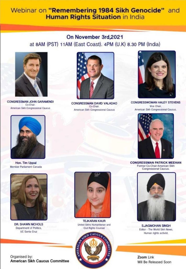 American Sikh Cocus Committee Poster
