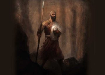 Bhai Jaita Ji -a painting by Chamandeep Singh Batra