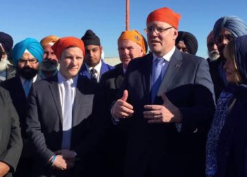 PM Scott with Sikhs