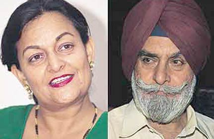 KPS Gill and Rupan Deol Bajaj