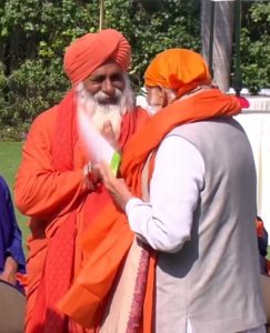 Seechewal honouring Modi