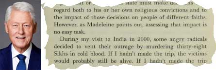 Bill Clinton on Chittisinghpura