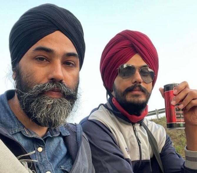 Fake images of Amritpal Singh and associate