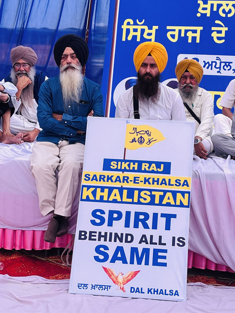 Paramjit Singh Mand at Dal Khalsa Meet, Anandpur Sahib
