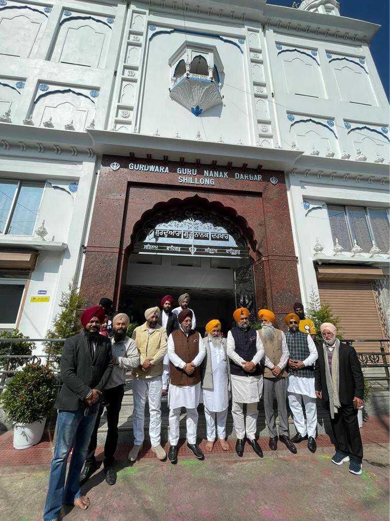 Shillong Gurdwara with DSGMC leadership