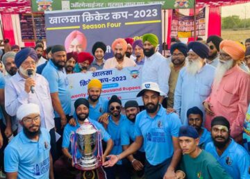 Khalsa Cricket Cup Final winners