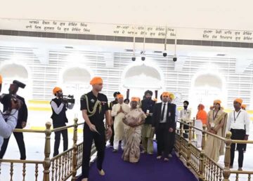 President visit Patna Sahib