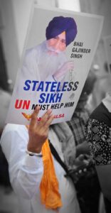 Gajinder Singh a Stateless Sikh