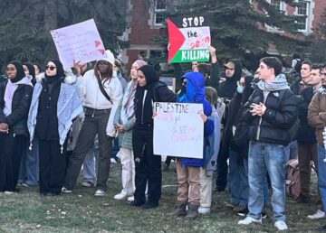 University of Alberta students protest for Peace in Gaza