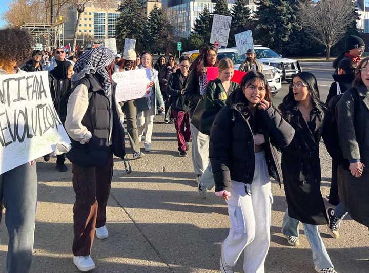 University of Alberta students protest for Peace in Gaza